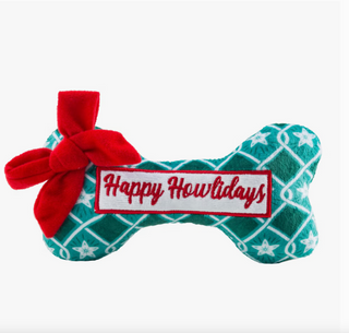 Happy Howlidays Puppermint Bones Dog Toy