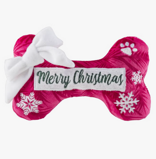 Merry Christmas Puppermint Bones Dog Toy