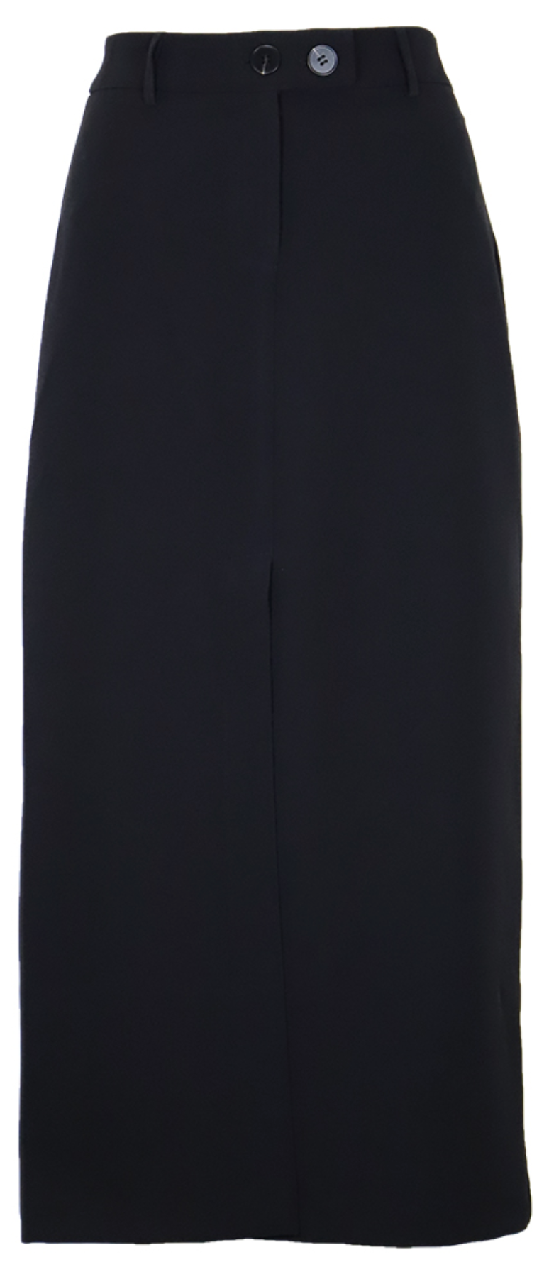 Zelie Midi Skirt in Black