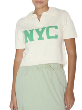NYC Letter Knit Sweater