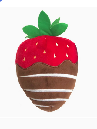 Chocolate Strawberry Dog Toy