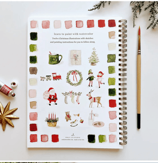 Christmas Watercolor Workbook