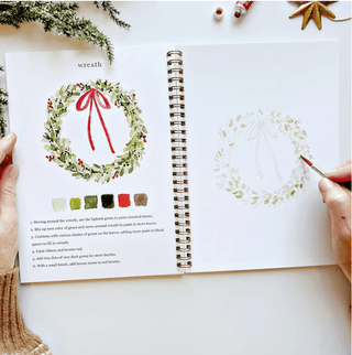 Christmas Watercolor Workbook