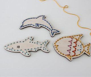 Kids Sea Life Embroidery Kit Boxed