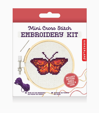 Butterfly Mini Cross Stitch Embroidery Kit