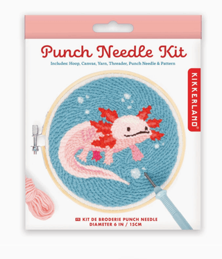Axolotl Punch Needle Kit