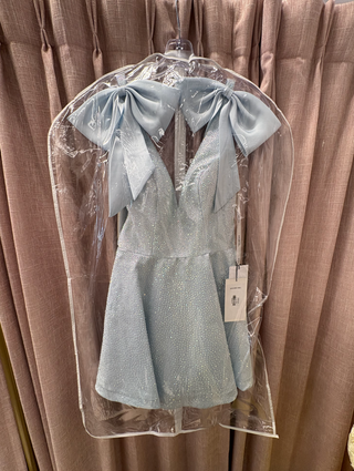 Sherri Hill: 57317 Ice Blue: Size 2 Semi Formal