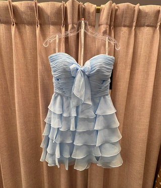 Sherri Hill: 57313 Light Blue : Size 8