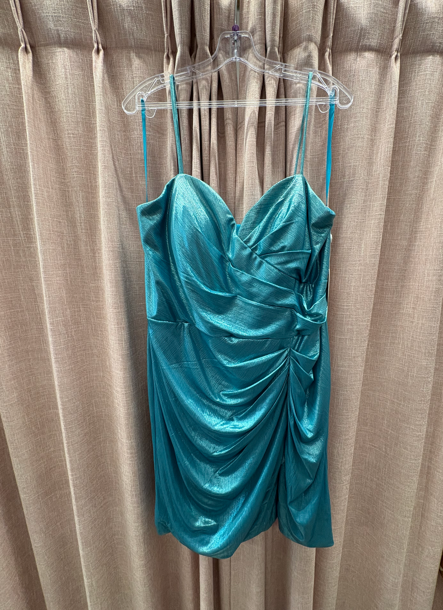 Sydney's Closet SC8128 Teal Semi-Formal Dress