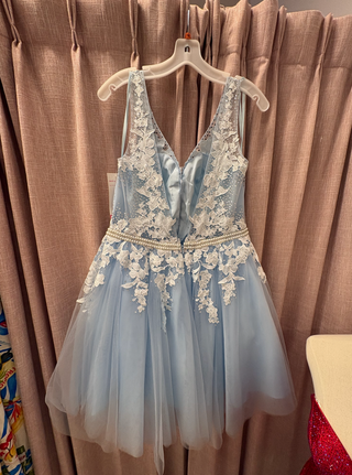 Dave & Johnny: A8341 Ice Blue : Size 13/14