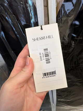 Sherri Hill: 57303 Black : Size 4