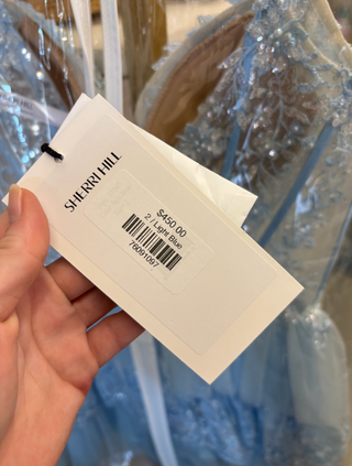 Sherri Hill: 57347 Light Blue: Size 2