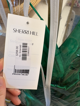 Sherri Hill: 52291 Emerald: Size 10