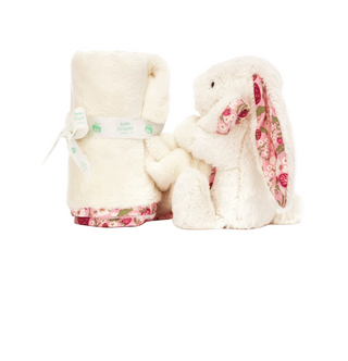 Jellycat Blossom Cream Bunny 'Berry' Soother