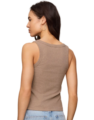 Z Supply Rowe Scoop Tank - Heather Ash