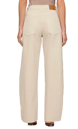 Z Supply The Show Off Denim High Rise Bowed Soapstone
