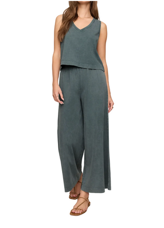 Z Supply Scout Jersey Crop Flare Pant - EmeraldCove