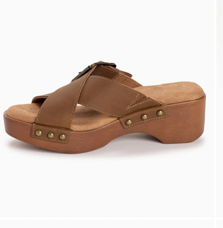 Muk Luks Women's Charlotte Sandal - Brown