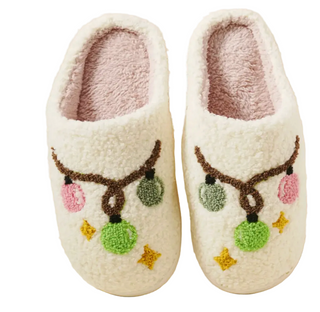 Christmas Lightbulbs Home Slippers