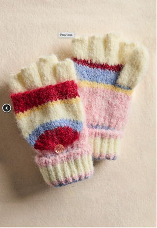 Free People Super Stripe Gloves