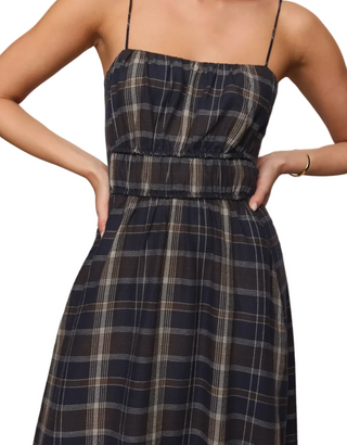 Z Supply Evermore Plaid Flannel Midi Dress