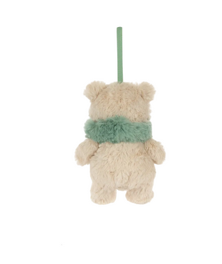Jellycat Bartholomew Bear Jr. Winter Warmer Decoration - Green Scarf