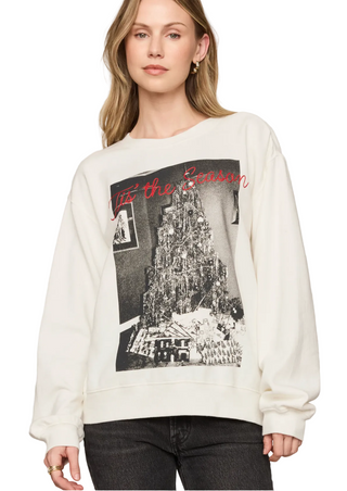 Z Supply Cozy Christmas Boyfriend Sweatshirt