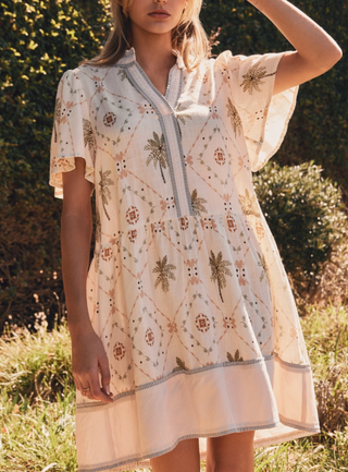 Tropical Printed Dress Size 3XL