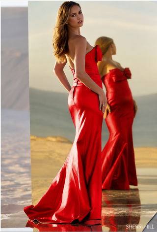 Sherri Hill: 56817 Red Gown Gorgeous