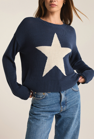 Sienna Star Sweater Midnight