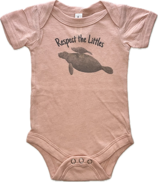 Respect The Littles Onesie Blush