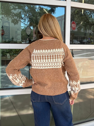 Swan Cardigan Sweater
