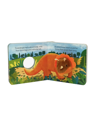 Triceratops Finger Puppet Board Book