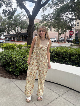 Wildflowers in Spring Overalls