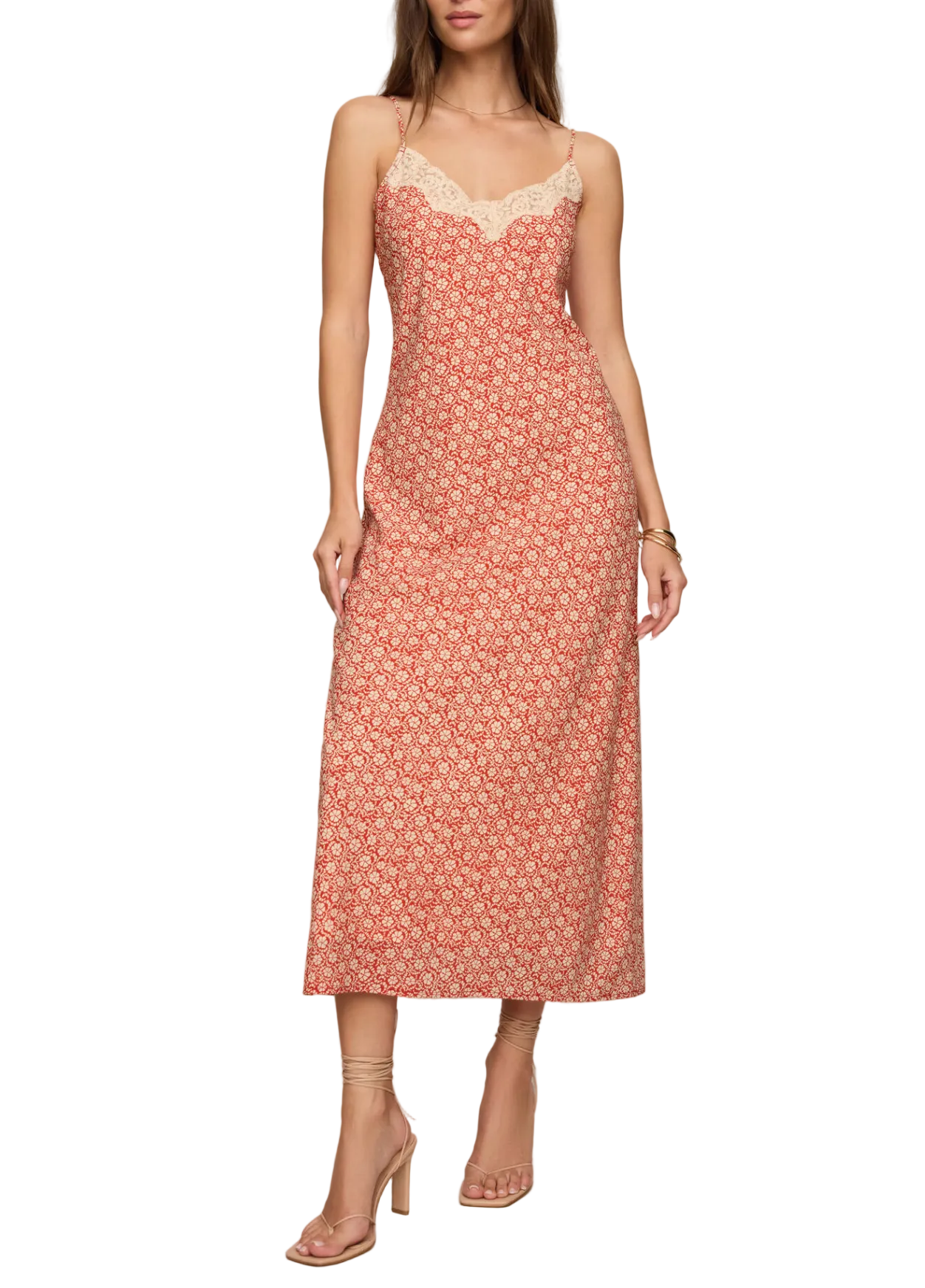 ariana floral midi dress z supply Ariana dress a statement midi dress in vibrant red cotton poplin, embroidered with contrasting cream floral motifs. A effortless choice for both everyday wear and special occasions