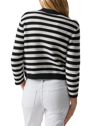 Zara Striped Sweater Jacket