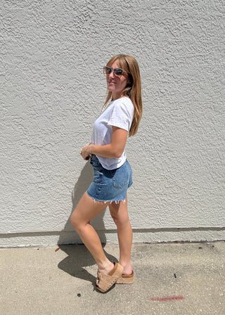 Z Supply - Alex Hi Rise Vintage Cut Off Pismo Shorts