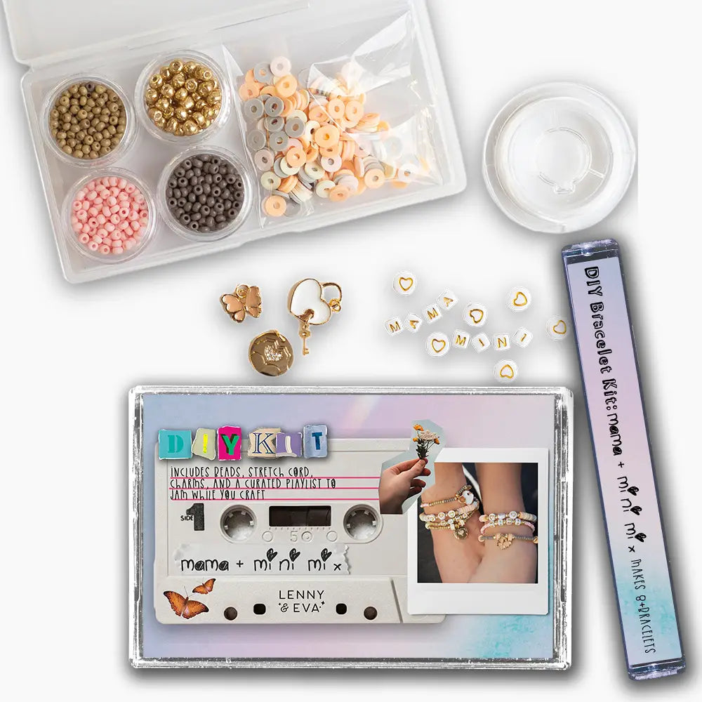 Diy Bracelet Kit - Mama+Me – Pink & Navy Boutique