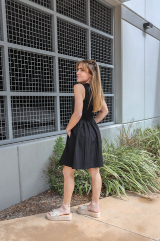 Alba Black Mini Dress