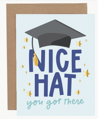 Nice Hat Graduation Greeting Card