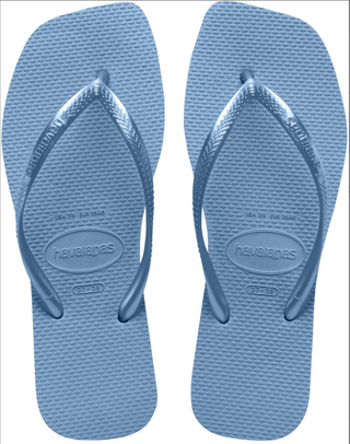 Havaianas Slim Square Sandal in Tranquility Blue
