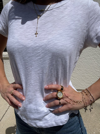 Z Supply Junie Slub Tee - White