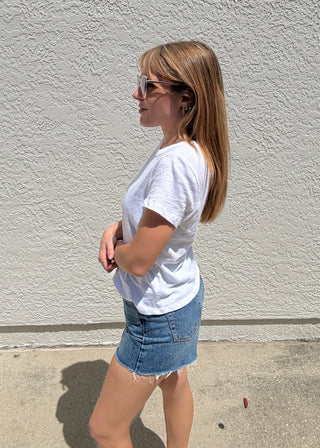 Z Supply Junie Slub Tee - White