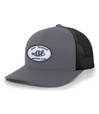 Salt Tolerant Trucker Hat - Black & Grey