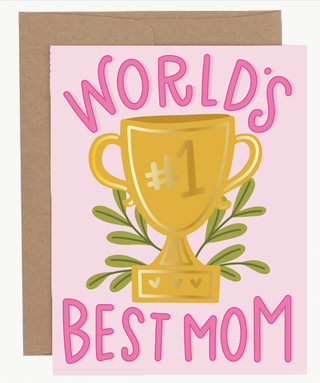 World's Best Mom Mother's Day Greeting Card