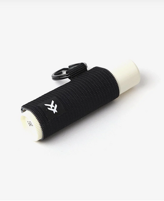 Black Lip Balm Holder  You asked, we answered! Introducing the Thread Wallets Lip Balm Holder, the perfect companion to your keychain.  • Signature tight-knit elastic  • Attach to keys with keyring  • Slim profile