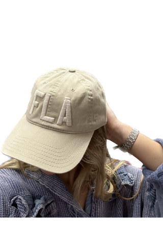 FLA Baseball Cap  Size & Fit: One size-Khaki