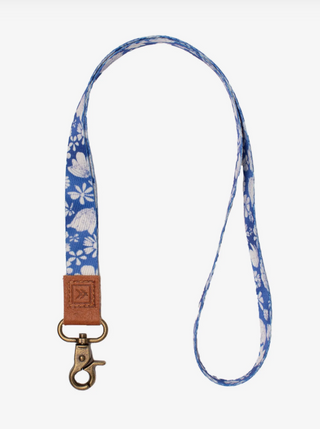 Fawn Neck Lanyard  Take on the world in style with our Neck Lanyard–the perfect sidekick to carry your keys, Thread® essentials, and more. Keep track of your stuff and express yourself with our convenient and cool lanyards.  • Polyester strap, genuine leather loop and metal clasp   • Quality Metal clasp