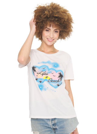 Life's A Beach Tee  Life's a beach in this super soft graphic tee from Project Social T. 