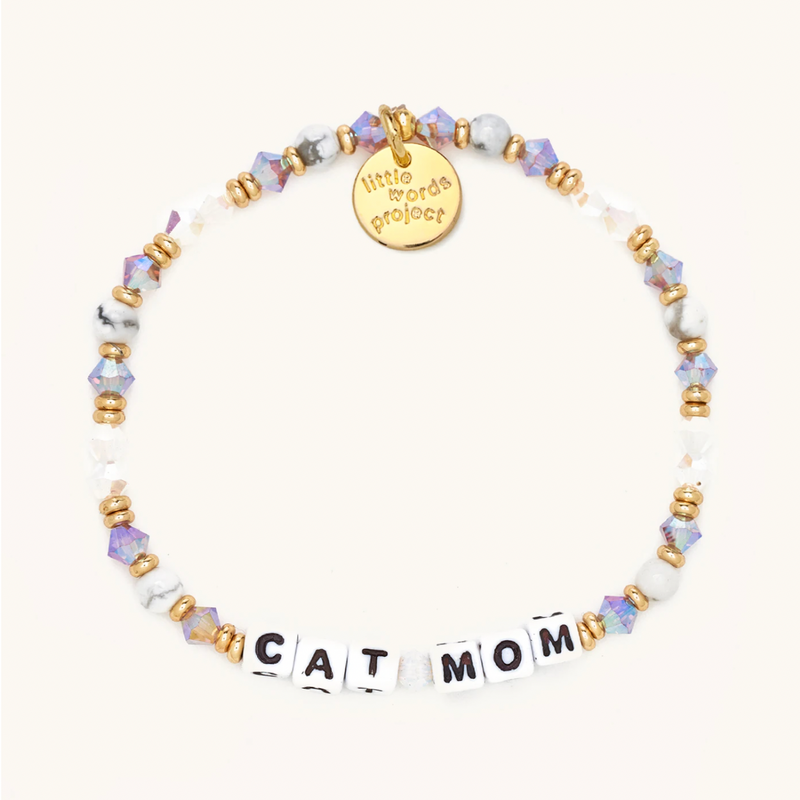 Little Words Project Bracelet - Cat Mom